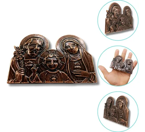 Belén Sagrada Familia De Madera - Figura Decorativa Navideña, Arte Religioso, Para Orar En Casa