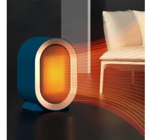 Calefactor Eléctrico Portátil 1200w Azul
