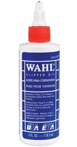 Lubricante Wahl Maquina Peluquería Cuchillas Aceite Barbera 