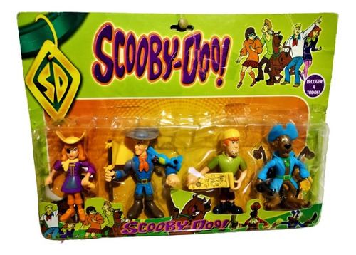 Set Muñecos Scooby Doo Tripulación Pirata En Blister