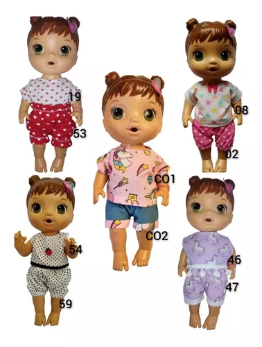 Kit 3 Roupa Roupinhas Baby Alive Barata Valor Unidade