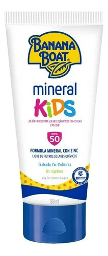 Protector Banana Boat Mineral Kids Fps 50+ 1 Pieza De 180ml