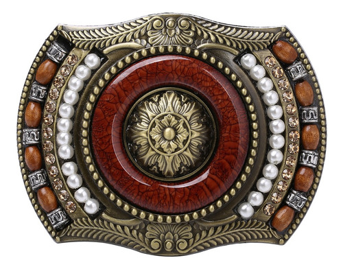 Hebilla De Vaquero Indio Boho Occidental Para Hombre, Nativo