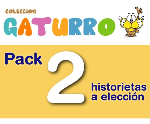 Imagen 1 de 2 de Pack X 2 Libros A Elección Gaturro - Nik - De La Flor