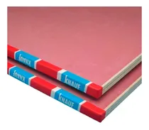 Comprar Placa De Yeso Knauf - Rf Roja - Ignifuga - 12,5mm 1.20x2.40m