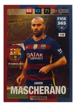 Comprar Carta Panini Javier Mascherano Barcelona Fifa 365 Adrenalyn