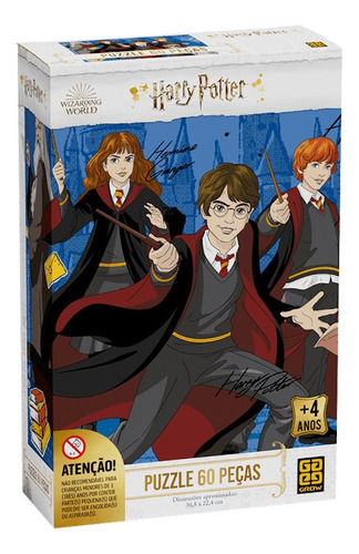 Quebra Cabeça Puzzle Harry Potter 60 Peças