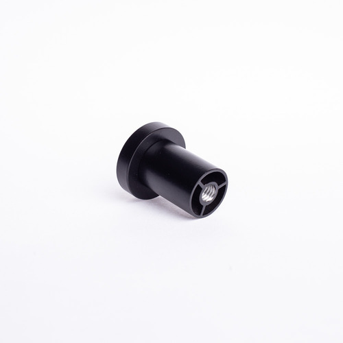 Imagem 3 de 4 de Pino Suporte Pendurador De Espelho Adnet Alumínio Preto 38mm