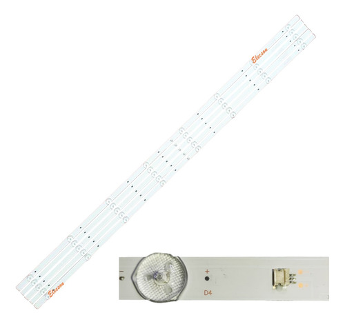 Le50f1000 5 Tiras 8 Leds Le50f1000a