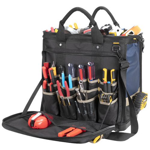 Bolso Herramientas 17puLG Con Bandeja Moldeada Clc Work Gear