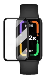 2 Películas 3d Nano Gel Para Xiaomi Redmi Smart Band Pro