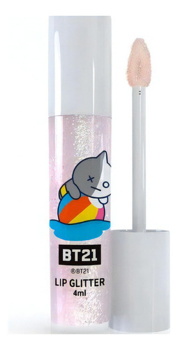 Batom Lip Glitter C/ Vit E By Lacre Bt21 Bts Cor Guardian