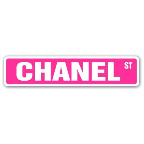 Chanel Street Sign Childrens Name Room Sign | Interior/...