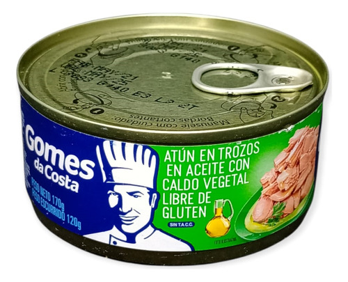 Atun Gomes Da Costa En Aceite En Trozos 170 Grs