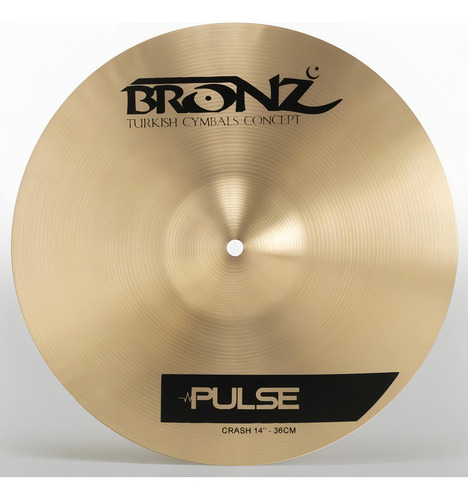 Crash Bronz Cymbals Pulse Traditional 14 Em Bronze B20 By O