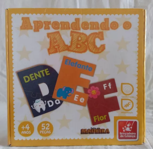 Quebra Cabeça Aprendendo o ABC - Ludopia