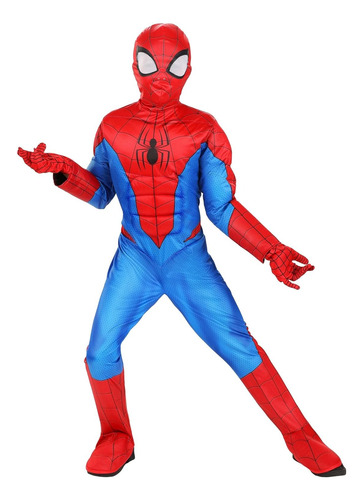 Marvel Disfraz Spiderman Para Niño Talla 8 A 10 Jazwares