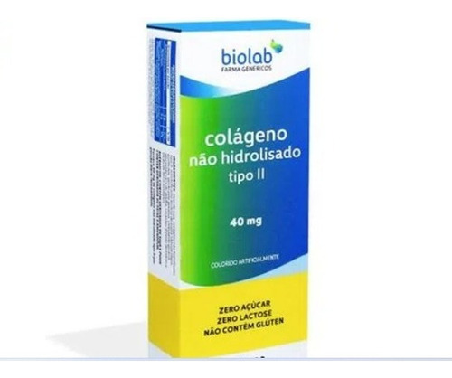 Colágeno Não Hidrolisado Tipo Ii 30 Cápsulas - Biolab
