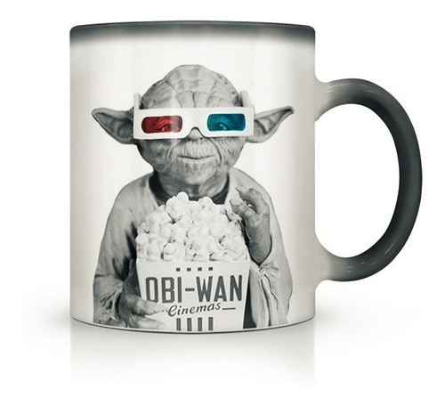 Tazas Mágica Importada Jedi Yoda Star Wars Obi Wan Cinemas