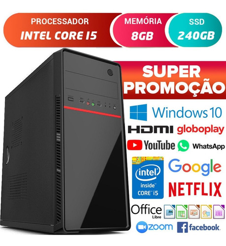 2 Computadores Intel Core I5 Ssd240gb 16gb Ram 3monitores19