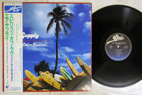 Air Supply Love And Other Bruises Lp Japan Obi Vinyl 