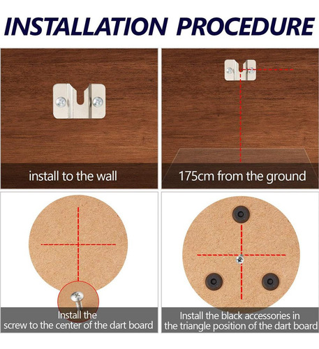 8 Kit De Ferratería Soporte Para Fijacion De Diana En Pared