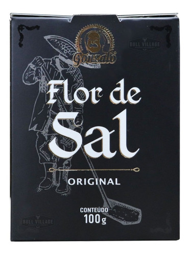 Flor De Sal Original Gonzalo Sal Marinho Integral 100g