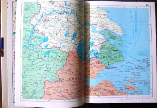 Geografia Fisica China Atlas Of China 82 Mapas 2ts 89 Pekin (Usado)