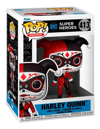 Funko Pop Harley Quinn 413 / Dias De Los Dc - Gw041