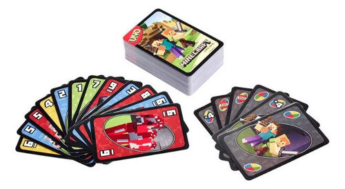 Juego De Cartas Minecraft Compatible Con Uno