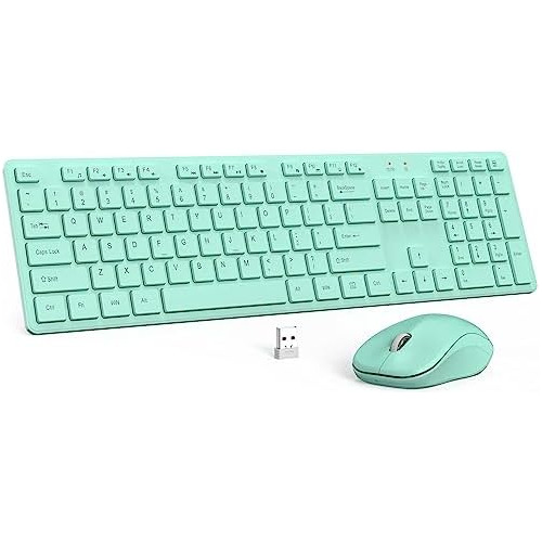 Combo De Teclado Y Ratón Inalámbricos, Teclado Y Ratã...