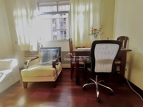Apartamento Com 2 Dormitórios À Venda, 89 M² Por R$ 385.000,00 - Campo Grande - Santos/sp - Ap2943