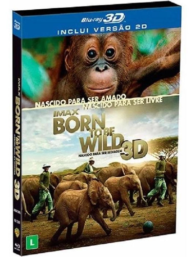 Imagem 1 de 1 de Imax - Born To Be Wild 3d - Blu-ray