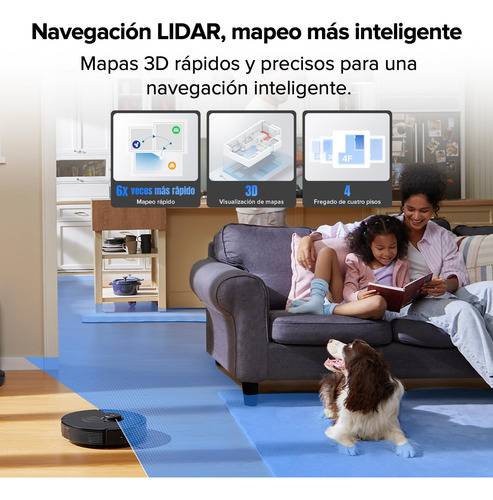Aspiradora Robot Q5 Max Con Base De Vaciado Automático
