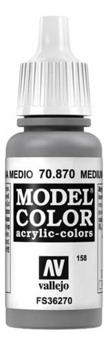 Gris Marina Medio Vallejo 70870 Model Color Acrílico 17ml