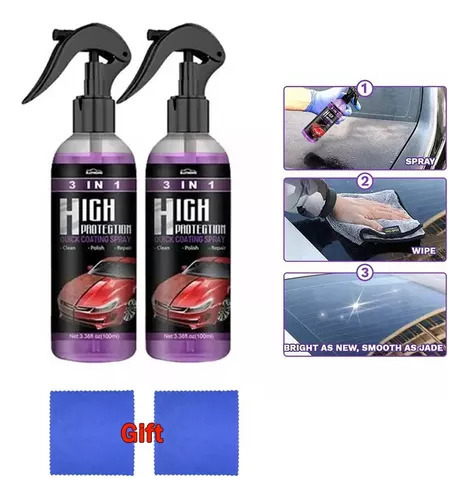 Spray De Revestimiento Cerámico Para Automóviles Rápido De A
