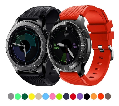 Pulso Goma Colores Samsung S3 Classic/frontier  Watch 46mm