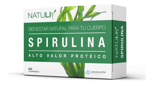 Suplemento Dietario Natuliv Spirulina 60 Comprimid Natuliv