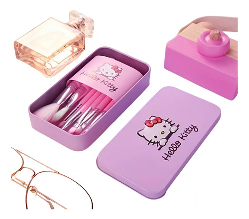 Kit De Brochas De Hellokity 7 Minibrochas