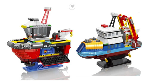 Barco De Exploracion E Investigacion Polar, Compatible Lego