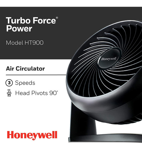 Ventilador Circulador De Aire Honeywell Ht-900 Turboforce Ne