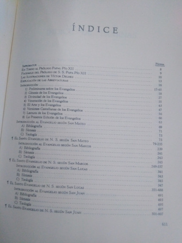 Bello Libro Los 4 Evangelios De Nuestro Señor Jesucristo (Usado)