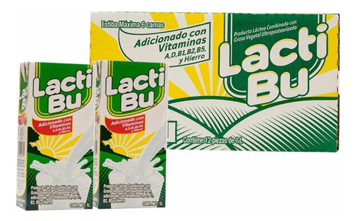 Producto Lácteo Lacti Bu Caja Con 12 Lt Envío Gratis