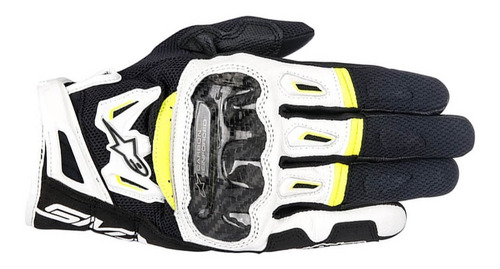 Guantes Moto Alpinestars Smx 2  Carbon V2 Amarillo  Mg Bikes