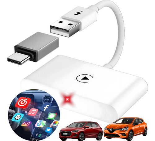Adaptador Carplay Inalámbrico Para iPhone Wifi Para Coche