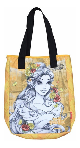 Bolsa Lateral Princesa Bela Disney Oficial Licenciada Fera