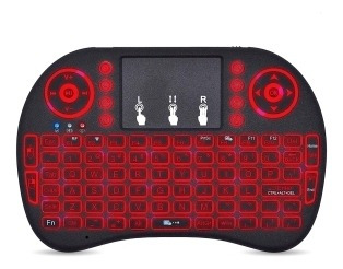 Mini Teclado Inalambrico Brobotix 963814 Iluminado Rgb