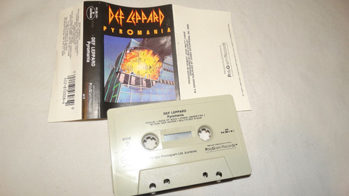 Def Leppard - Pyromania (mercury) (tape:ex - Inserto:ex)