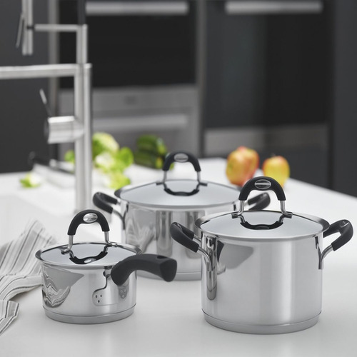 Sarten Tramontina Duo Silicone 24cm Acero Inox