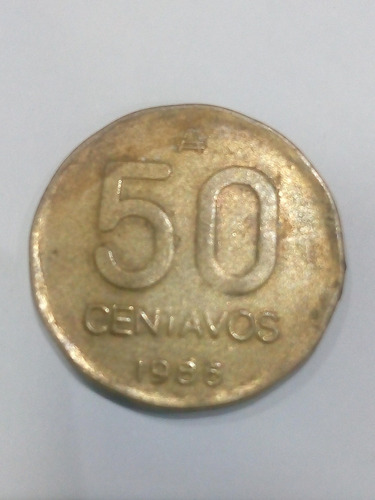 Moneda De 50 Centavos De Austral Año 1986